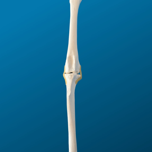[1757] RODILLA, FÉMUR Y TIBIA ARTICULADOS CON LIGAS DE LÁTEX, CANINO, ESPUMA SOLIDA